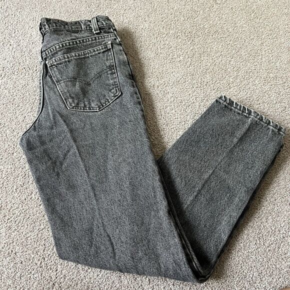 Vintage Levi’s Student Jeans 28 Faded Black Denim Tag 90s Y2K Skater - Picture 1 of 9